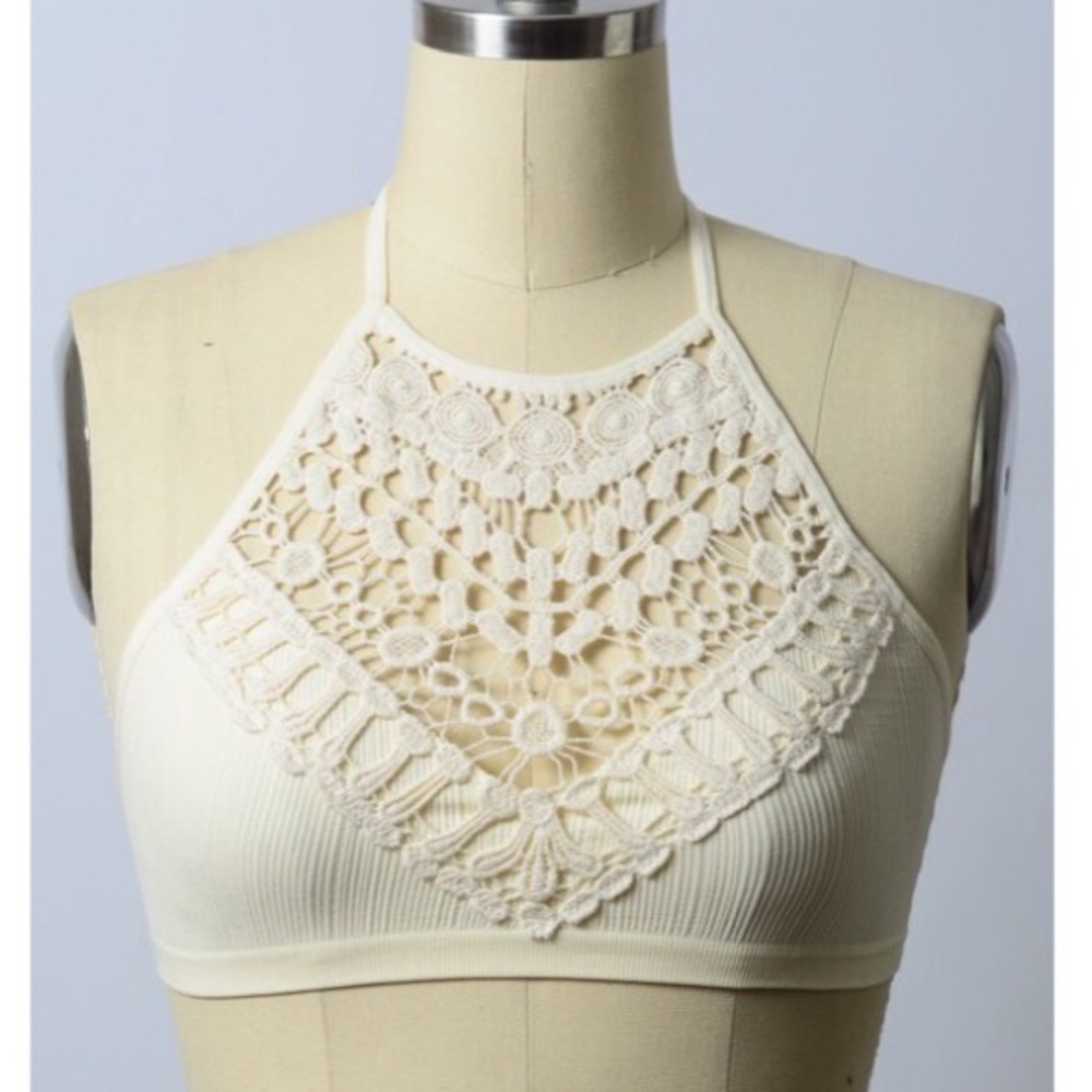 🌟NEW COLOR🌟High Neck Crochet Bralette - Picture 8 of 8